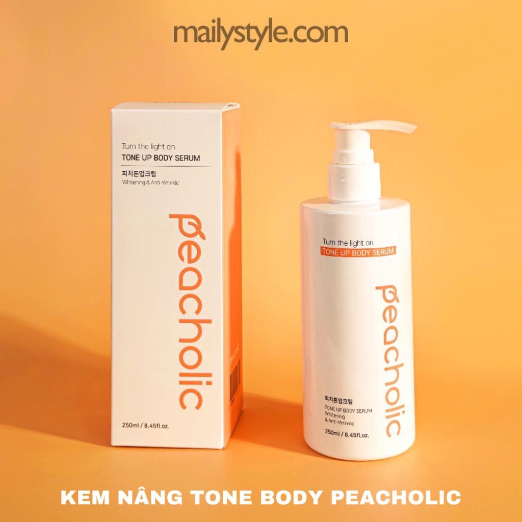 M39_Kem Nâng Tone Dưỡng Trắng Body Peacholic