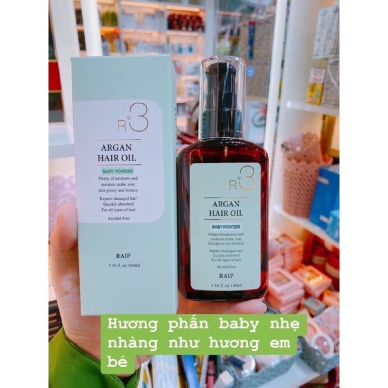 TINH DẦU DƯỠNG TÓC R_3 AGAN HAIR OIL RAIP 100m dưỡng tóc khỏe bóng mượt hương thơm quyến rũ