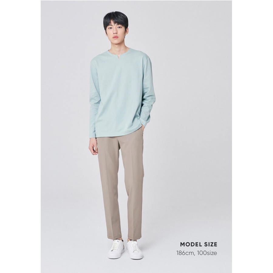 Áo thun dài tay Mind Bridge cổ V xuất Hàn MUTS0121