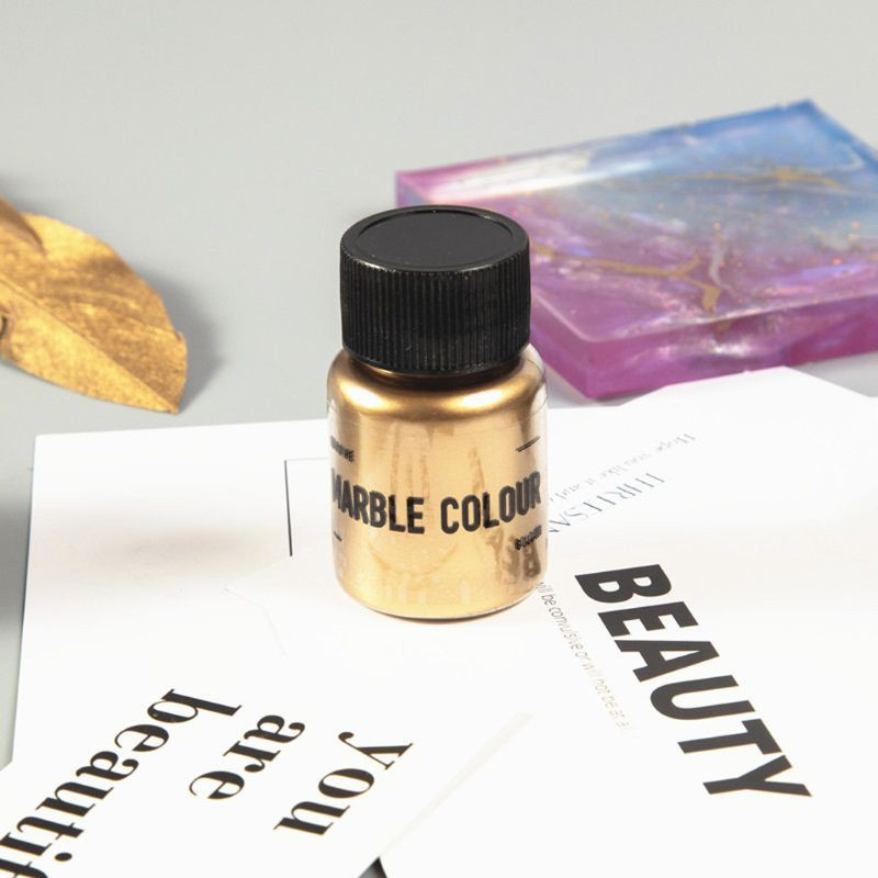 Bình màu kim loại hiệu ứng tráng gương 15g trang trí epoxy resin