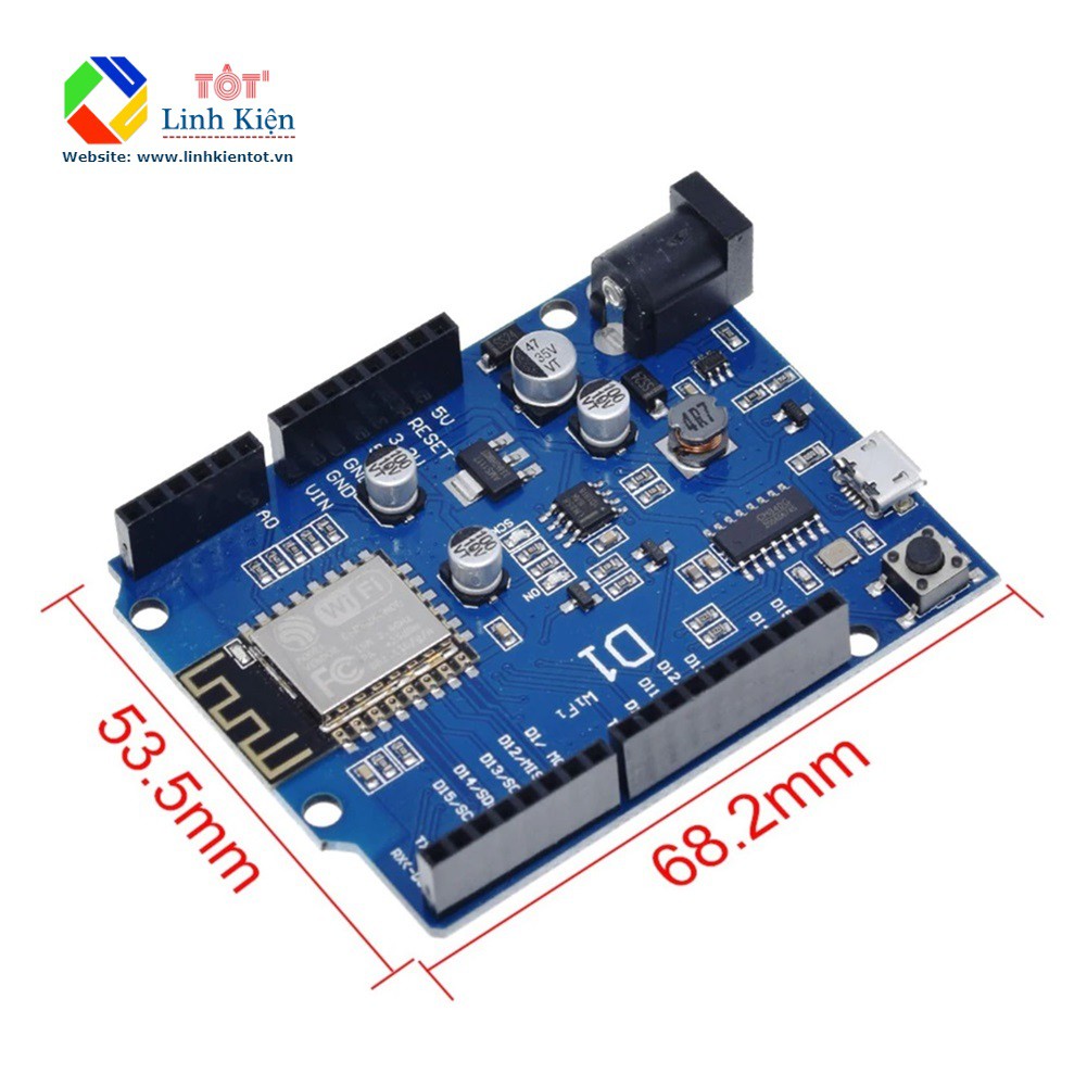 Board Mở Rộng WIFI ESP8266 D1 - Shield Arduino