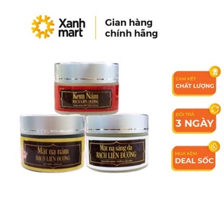 Combo 3 hộp kem dưỡng trắng da Bạch Liên Đường, kem dưỡng hỗ trợ giảm nán, tàn nhang
