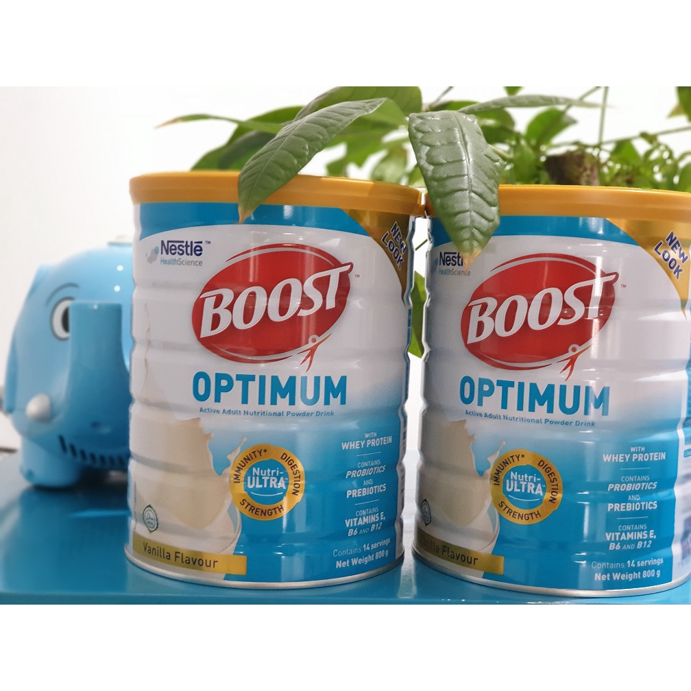 [TẶNG TÚI CÁ NHÂN NESTLE] SỮA BỘT NESTLE OPTIMUM BOOST LON 800G