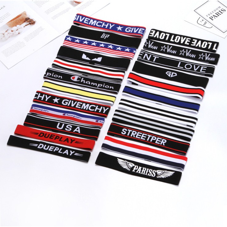 Băng đô Headband KPOP BTS, BIGBANG, băng đô thể thao nam nữ unisex TB37