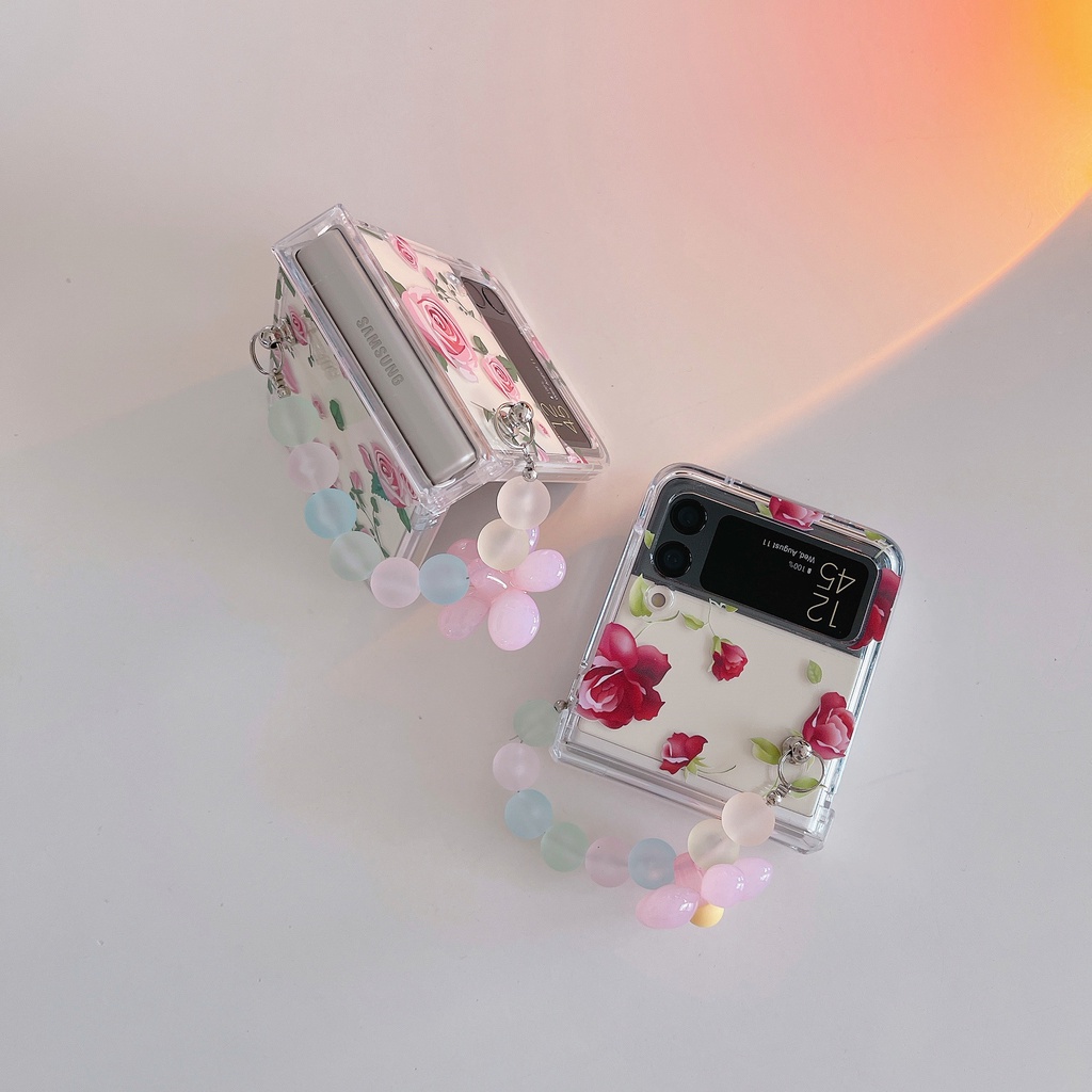 Ốp Điện Thoại PC Cứng Chống Sốc Có Thể Gấp Gọn Cho Samsung Galaxy Z Flip 4 5G