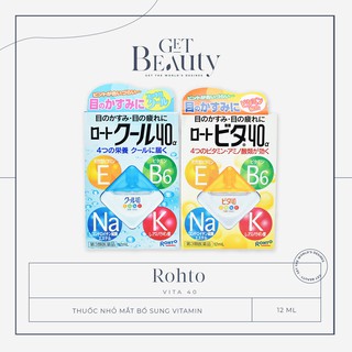 Thuốc nhỏ mắt rohto bổ sung vitamin vita 40 12ml