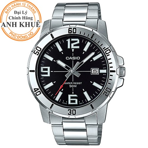 Đồng hồ nam dây kim loại Casio Anh Khuê MTP-VD01D-1BVUDF