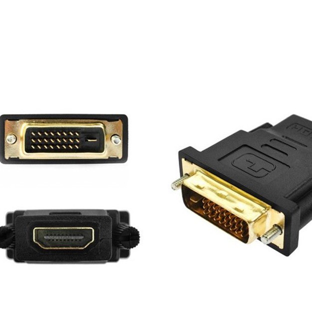 Đầu chuyển DVI 24+1 sang HDMI âm