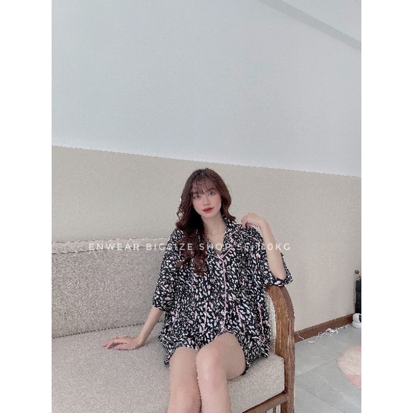 Bộ mặc nhà Pijama Đùi đủ size 55-100kg Cánh Rơi  siêu mềm Mát - Có size Big | BigBuy360 - bigbuy360.vn