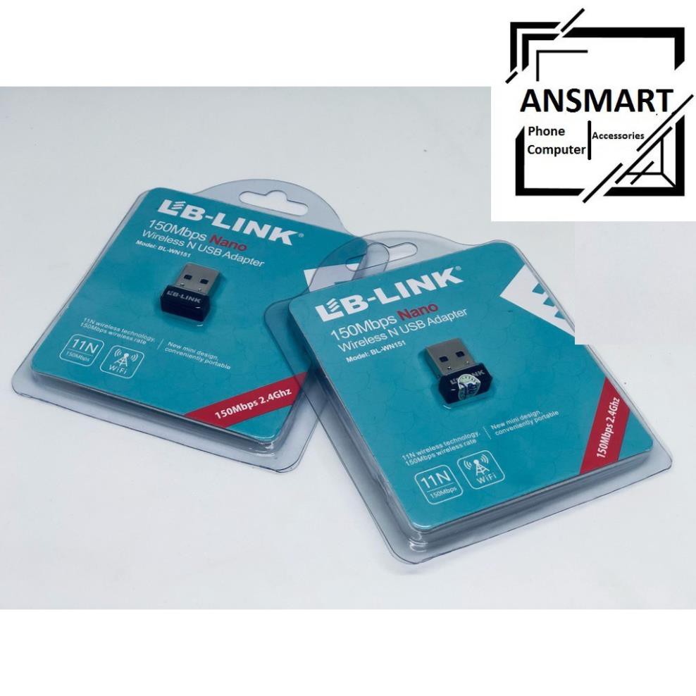 USB Wifi Bộ thu wifi LB-LINK BL-WN151 tốc độ 150Mb giá rẻ Thiết Bị Thu, USB bắt sóng wifi đa năng .UWLL | BigBuy360 - bigbuy360.vn