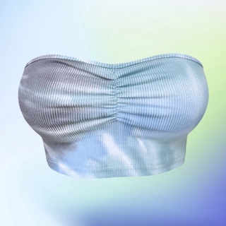 Áo Ống xanh màu loang - Yi Top