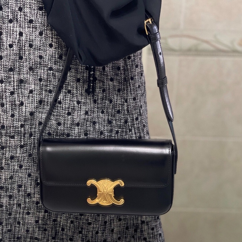 Túi xách nữ đeo chéo đeo vai Celin dáng dài dàng Quảng Châu cao cấp size 22cm