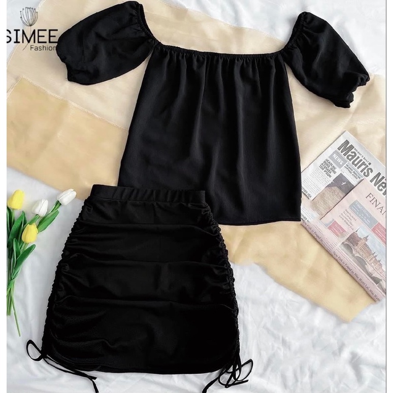 Chân váy A rút dây siêu hot