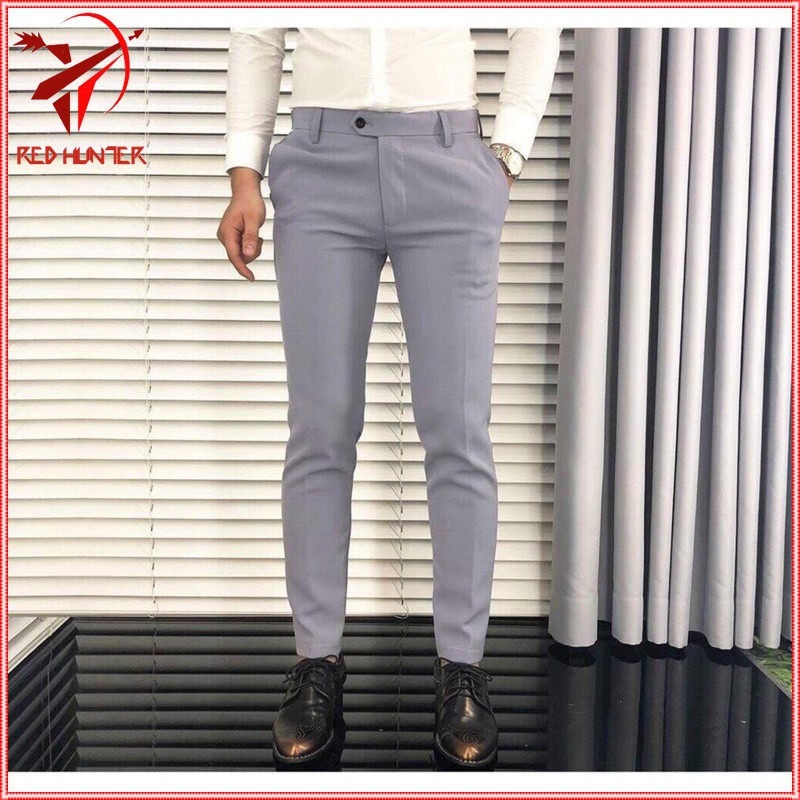 Quần âu nam ống côn RD vải lụa co giãn,quần tây nam không nhăn không xù 4 màu | BigBuy360 - bigbuy360.vn