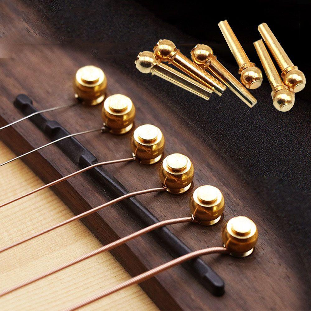 CHOOKEY Đinh Gắn Dây Đàn Guitar Bằng Đồng Thau Cứng Hình Nón