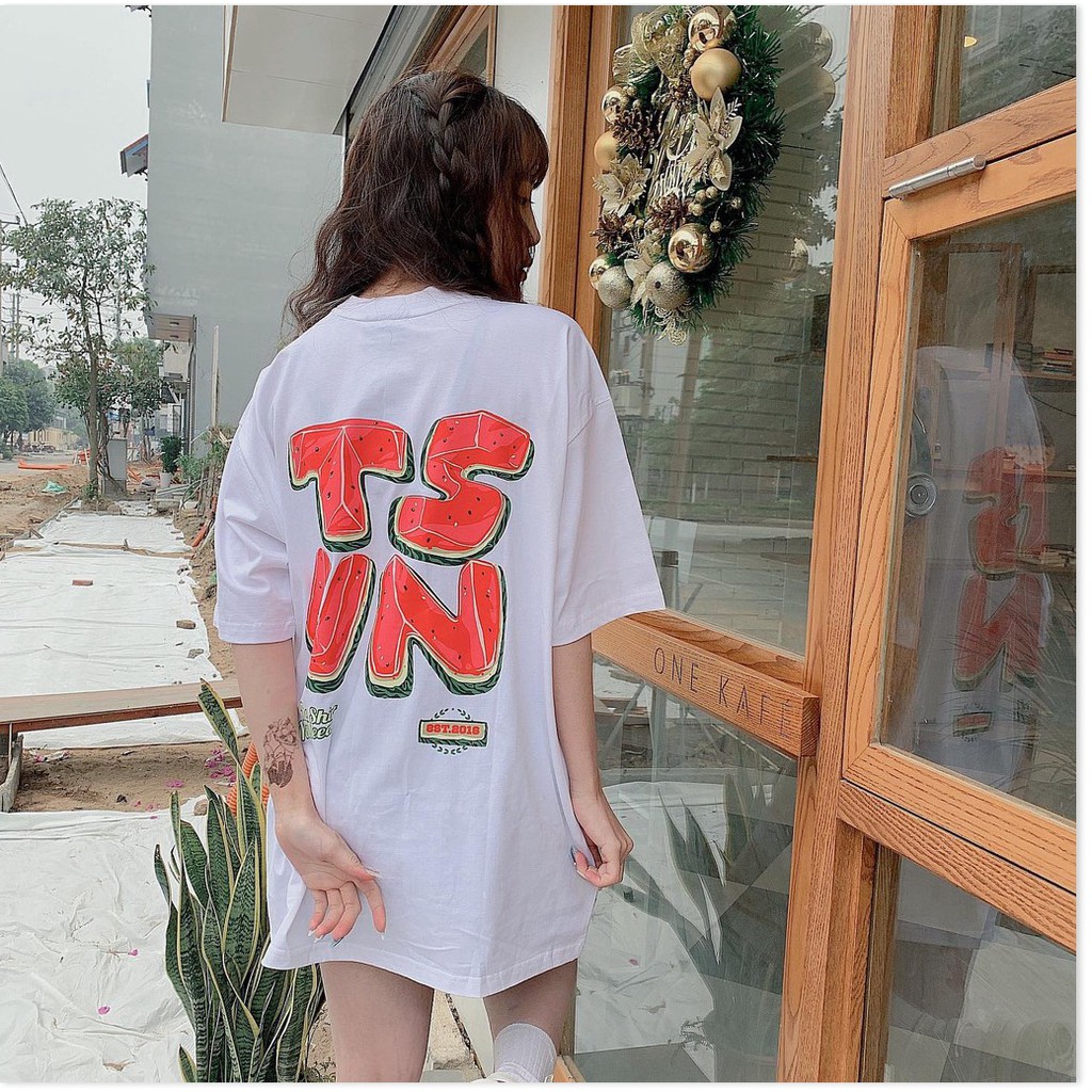Áo thun - Họa tiết Dưa Hấu - Trắng nhiều màu phông teen thời trang vuhuyenstore AQA0619 031