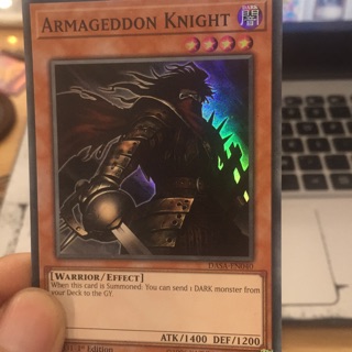 [Thẻ bài yugioh] Quái thú Armageddon Knight - DASA-EN040 - SDSH-EN017