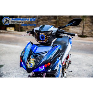 Tem trùm Exciter 150 mẫu Real Mandrid