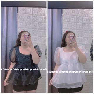 Áo babydoll voan ảnh thật 100%