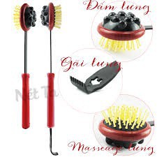 cây gậy masage 3in1 gãi lưng, đấm lưng, massage T(ngẫu nhiên)