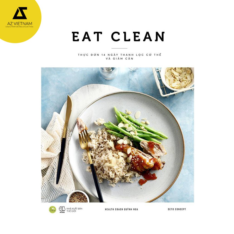 Sách - Eat Clean - thực đơn 14 ngày thanh lọc cơ thể và giảm cân