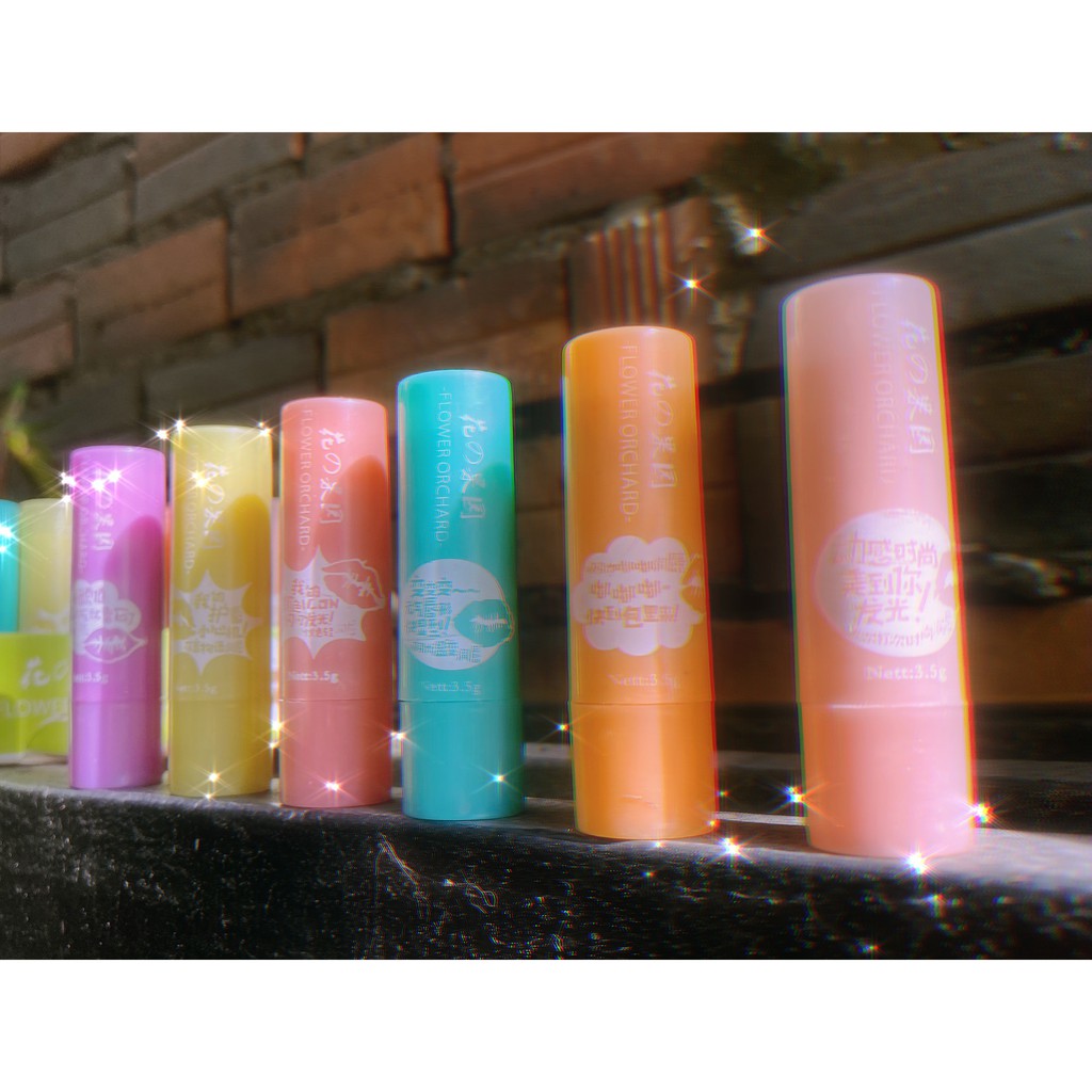 Son Dưỡng Môi Ngũ Sắc LipBalm 2.8g Không Màu Không Mùi Auth Nội Địa