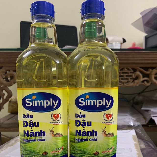 DẦU ĐẬU NÀNH NGUYÊN CHẤT SIMPLY 1 LIT