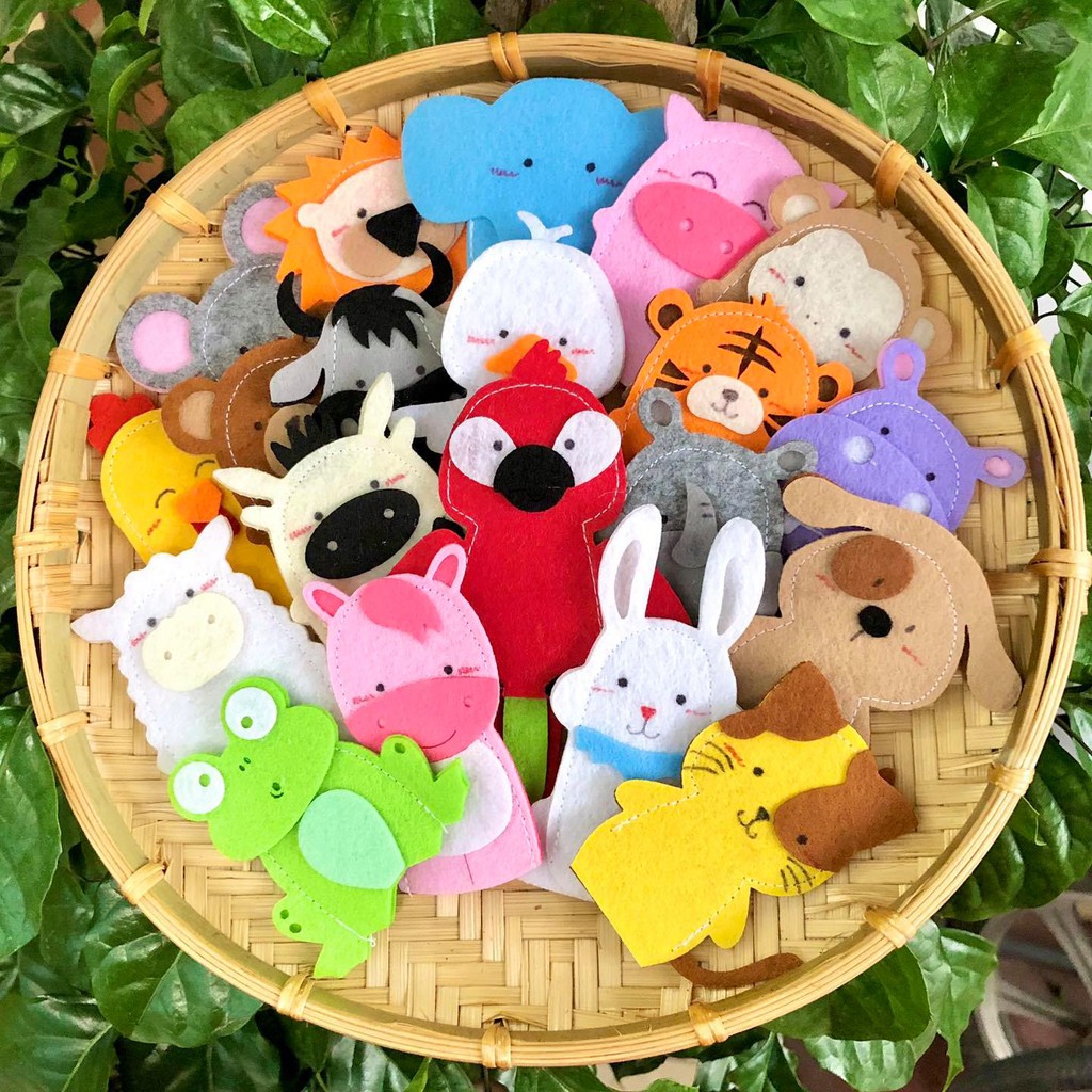 Rối ngón tay con thú