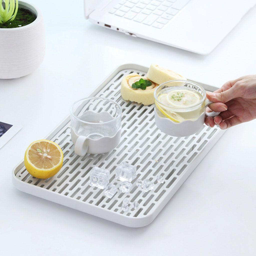 1 Khay Đựng Trái Cây Ráo Nước Hai Tầng Sáng Tạo Cho Bồn Rửa Nhà Bếp