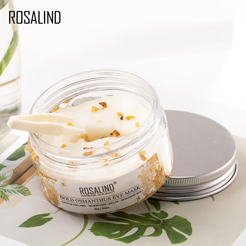 Bộ 50 mặt nạ mắt vàng hoa mộc thương hiệu ROSALIND | BigBuy360 - bigbuy360.vn