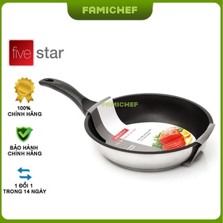 Chảo inox chống dính 3 đáy FiveStar CKD24-3DI 24cm