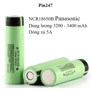 Pin 18650 Panasonic ( NCR18650B ) 3200 - 3400 mAh - Hàng Nhập khẩu