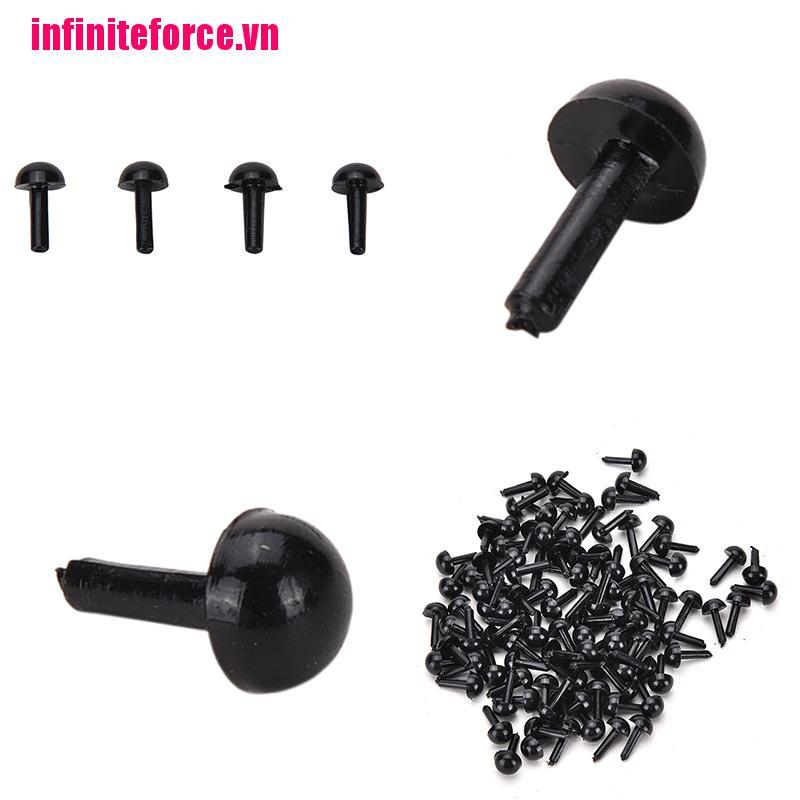 (Hàng Mới Về) Bộ 100 Mắt Nhựa 4 Kích Cỡ Cho Múa Ba Lê