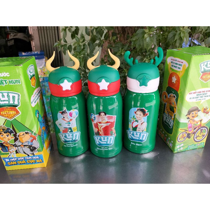 Bình nước kun Bình nước giữ nhiệt INOX 304 cao cấp hàng khuyến mãi sữa kun