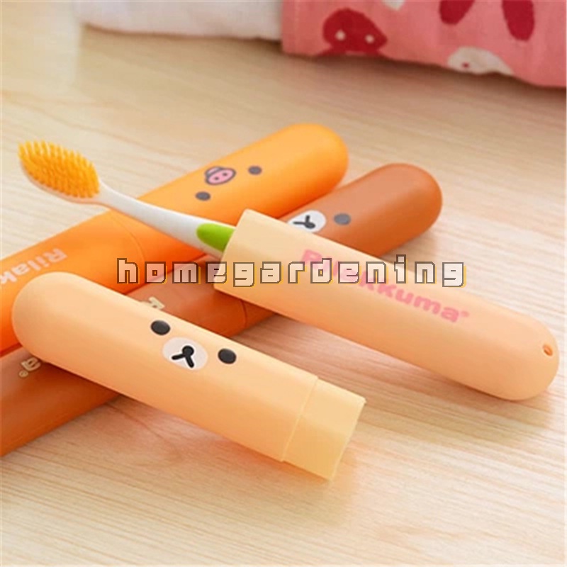 Vỏ Bọc Bàn Chải Đánh Răng Hình Gấu Dễ Thương Tiện Dụng Mang Theo Du Lịch Cắm Trại