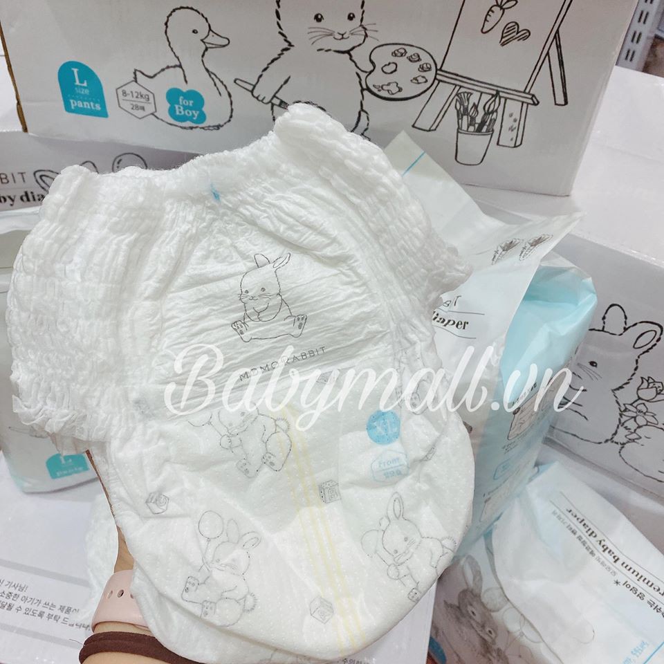Bỉm quần Classic Momo Rabbit hàng nội địa Hàn Quốc(L28/XL22/XXL18)