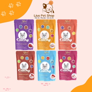 Pate mèo Catchy 5Plus gói 70gr nhiều vị thơm ngon