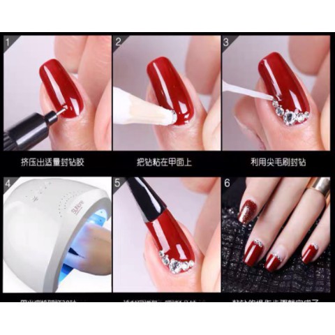 Bút Gel Đính Đá, Gắn Phụ Kiện Làm Nail - Gel Gắn Đá, Phụ Kiện Làm Móng