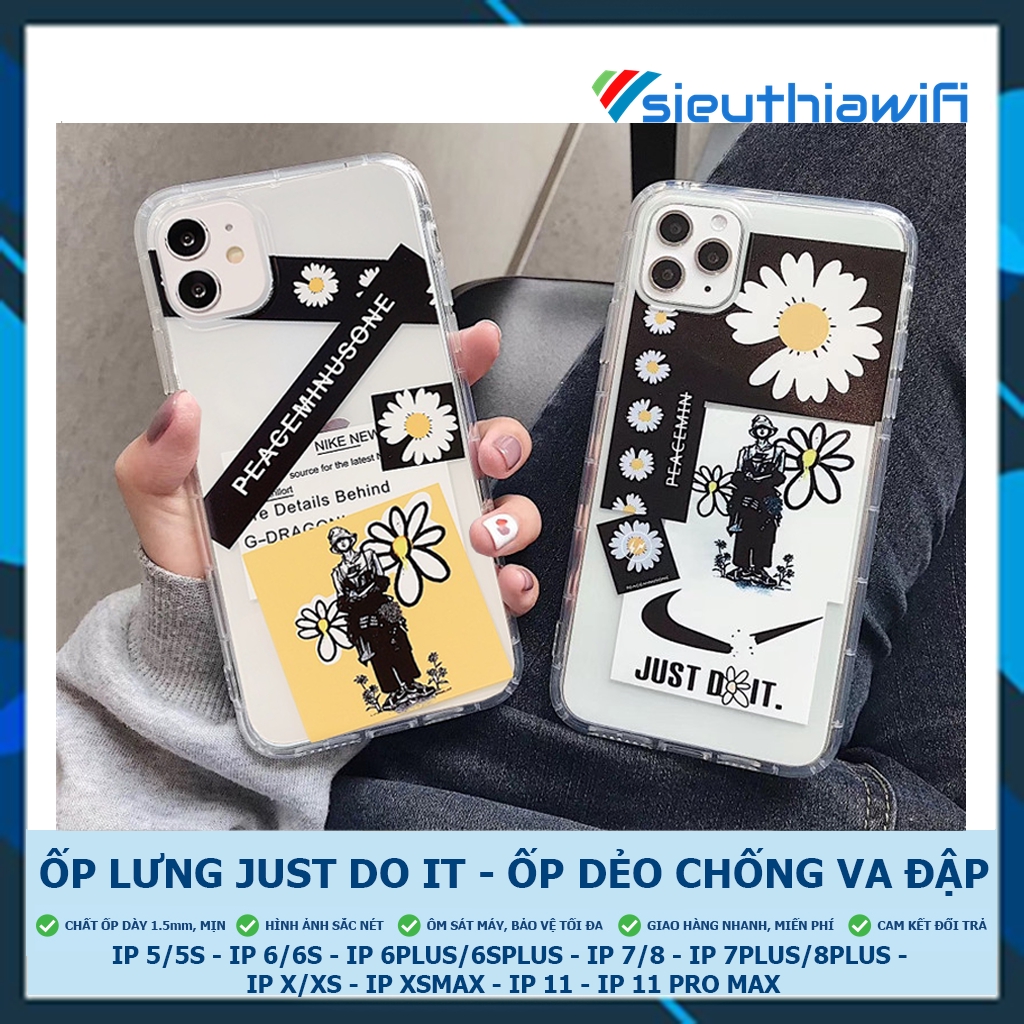 Ốp lưng iphone just do it trong suốt 5/5s/6/6plus/6s/6splus/7/7plus/8/8plus/x/xr/xs/11/12/pro/max/plus/promax-Awifi A1-4