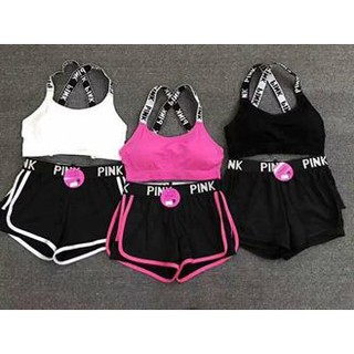 Áo bra thể thao pink