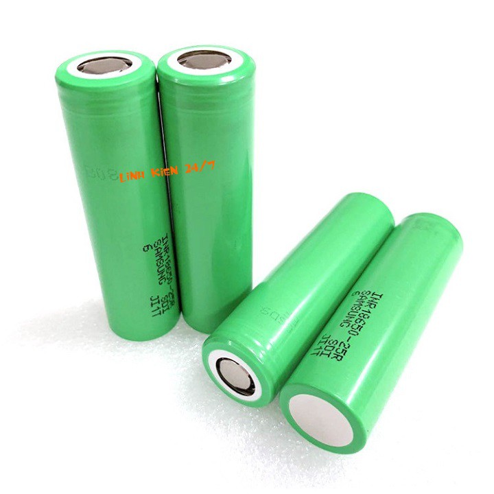 Pin Samsung 18650 25R 2500mAh Dòng Xả 20A Hàng Chính Hãng