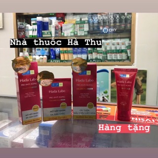 Bộ sản phẩm dưỡng da cải thiện dấu hiệu lão hoá da- Hada Labo Pro Anti Aging