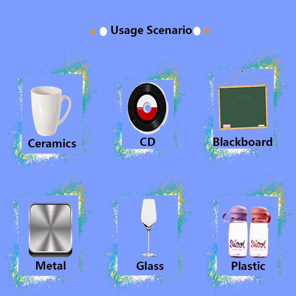 CHOOKEY Bộ 8 Bút Lông Viết Bảng / Kính / Kim Loại / Cửa Sổ Bằng Nhựa /