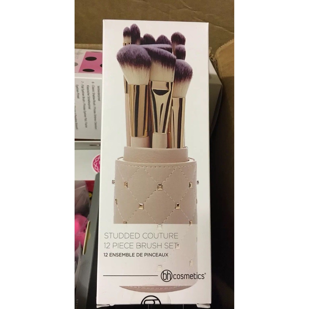 Bộ cọ trang điểm Bh Cosmetics Studded Couture 12 Piece Brush Set (full box)