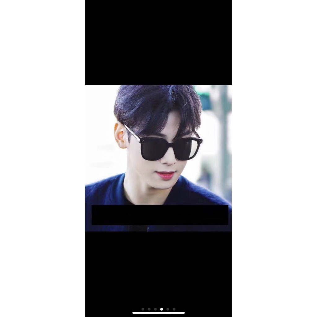 Mắt kính râm chữ V gọng lớn đi biển sang chảnh unisex nam nữ thời trang Hàn Quốc Cao Cấp