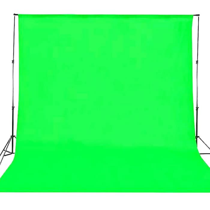 Tấm Phông Nền Chụp Ảnh Bằng Vải Màu Xanh Lá Cây Zoom Được 75 Gsm