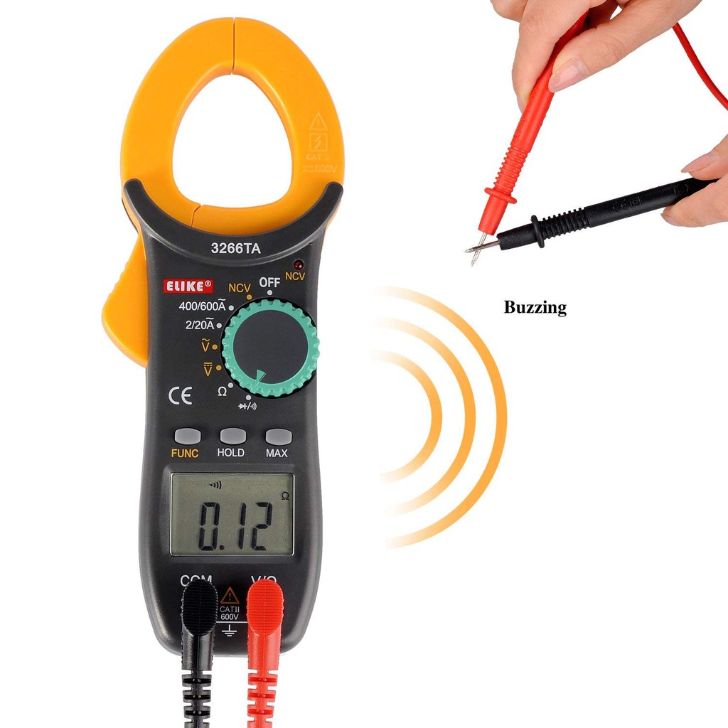 Ampe kìm kĩ thuật số NJTY 3266TA có đo thông mạch và kiểm tra dây đứt