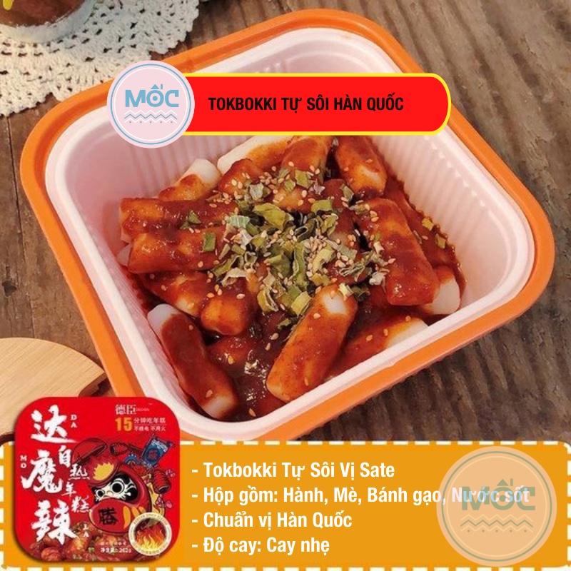 Tokbokki tự sôi Hàn Quốc chuẩn vị - Mốc Shop đồ ăn vặt | BigBuy360 - bigbuy360.vn
