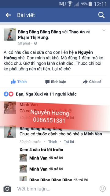 Thuốc cai sữa đông y gia truyền