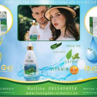 GEL PHỤ KHOA THIÊN NHIÊN RUBY GEL mở